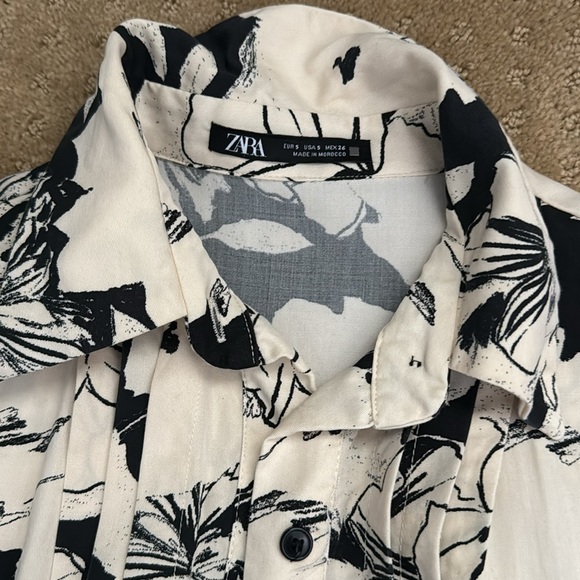 Print short dress - Picture 2 of 2